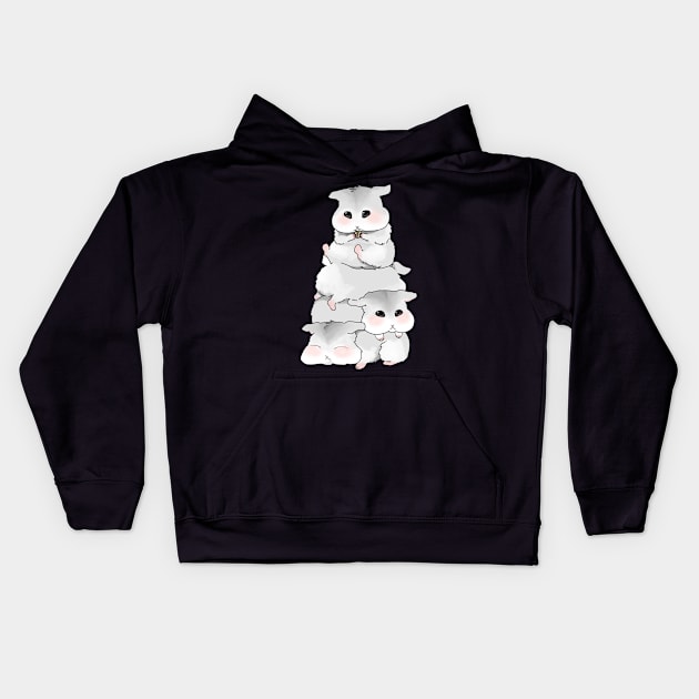 Cute hamsters Kids Hoodie by Ilovethislife 